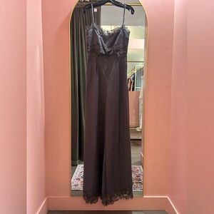 AMUR Jumpsuit with Lace Trim